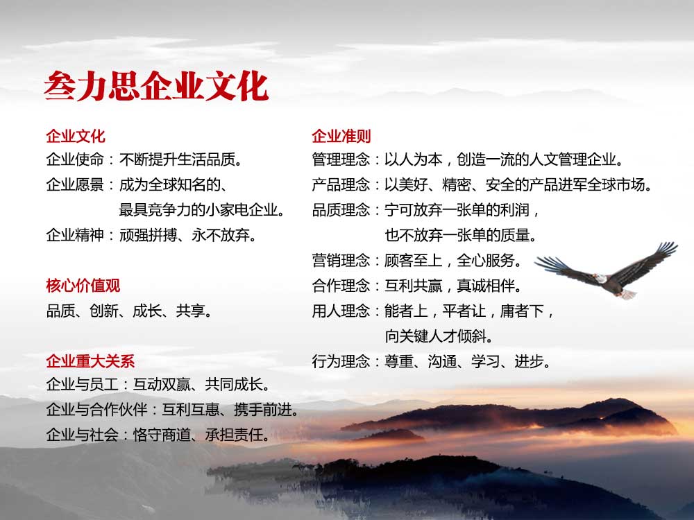 叁力思企業文化